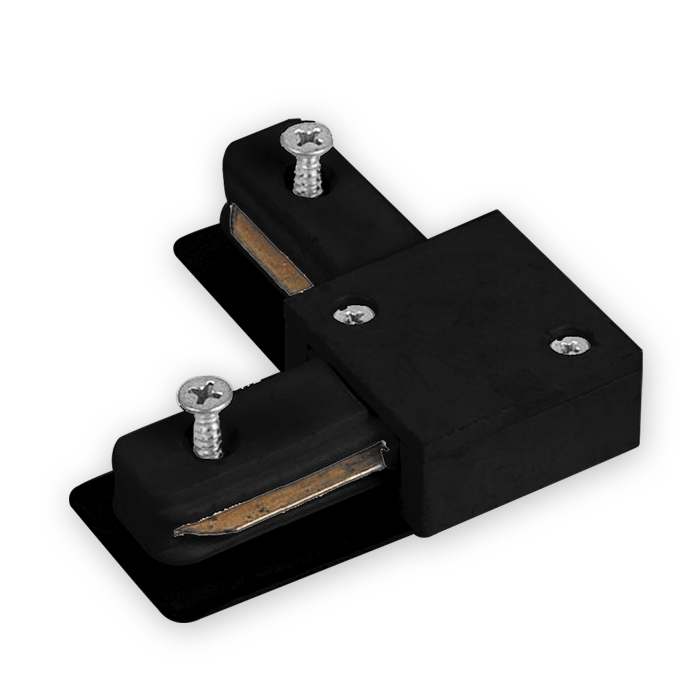 [6588] Конектор кутовий Feron LD1101 чорний