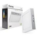 Світлодіодний накладний світильник Feron AL505 6Вт 4000K білий