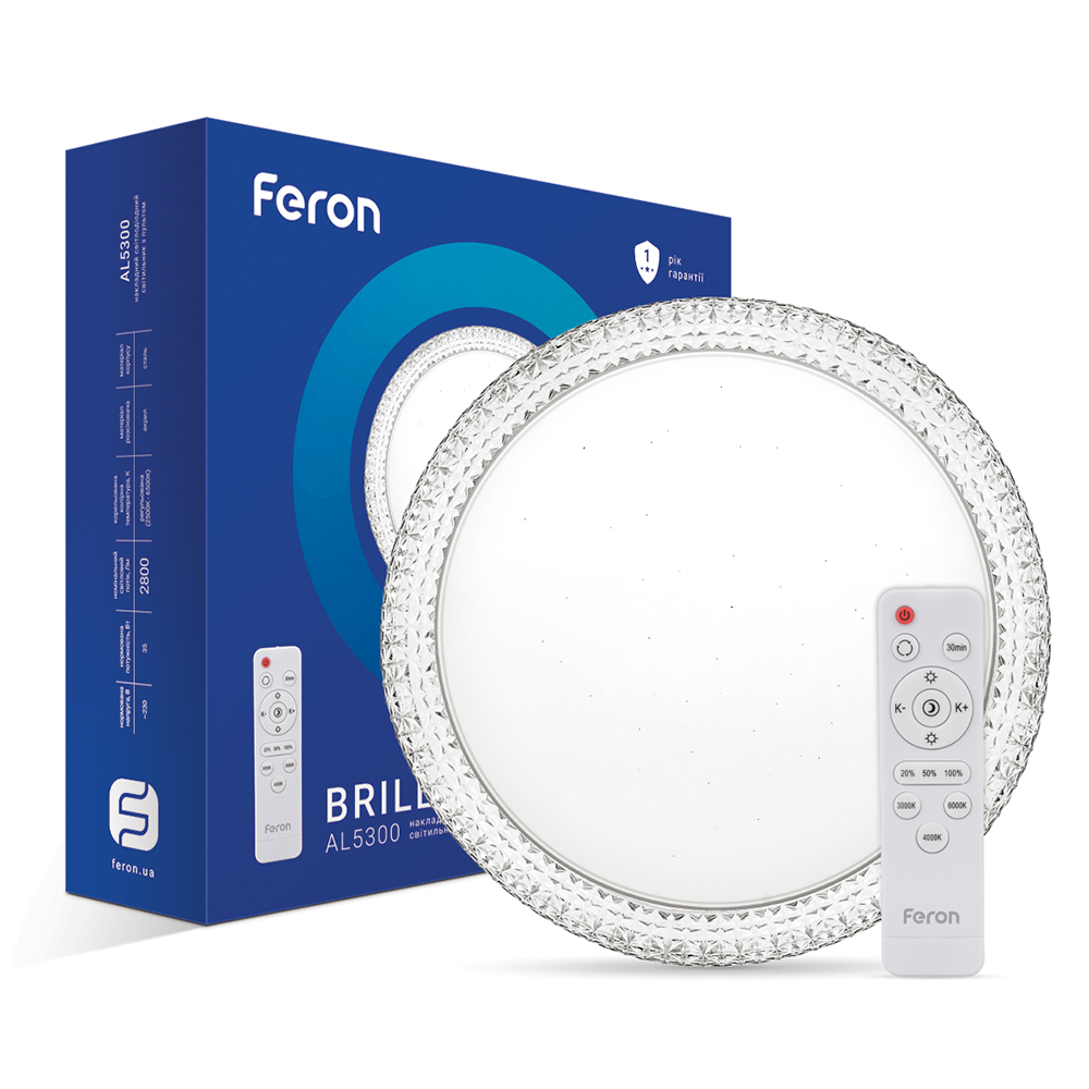[7475] Світлодіодний світильник Feron AL5300 BRILLANT 35Вт