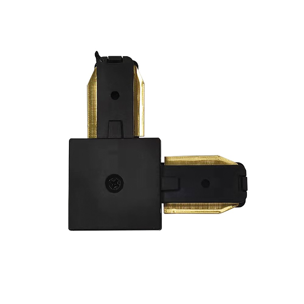 [7755] Конектор кутовий Feron LD1201-P чорний