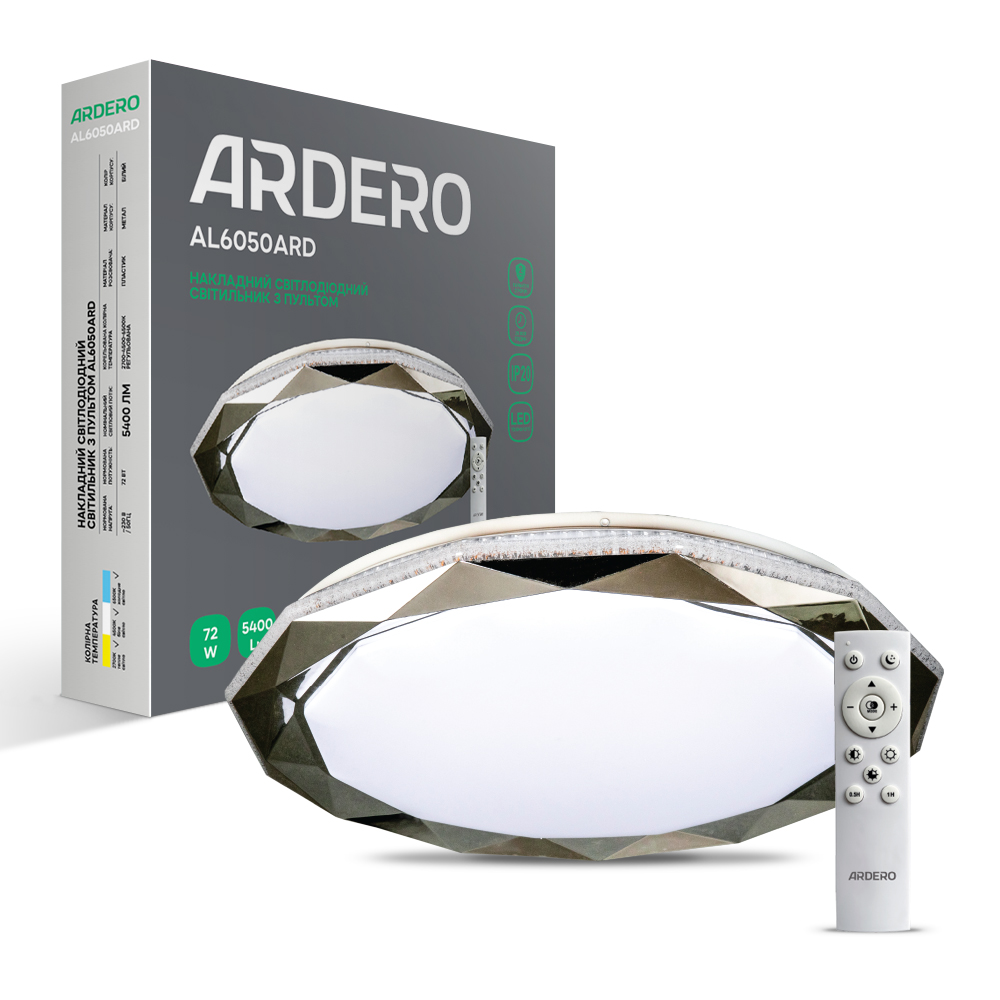 Світлодіодний світильник Ardero AL6050ARD LEGEND 72Вт