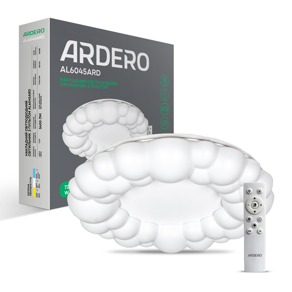 [7877] Світлодіодний світильник Ardero AL6045ARD ASTER 72Вт