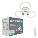 Світлодіодна накладна люстра Ardero AL6133ARD FELICITY 47Вт білий срібло