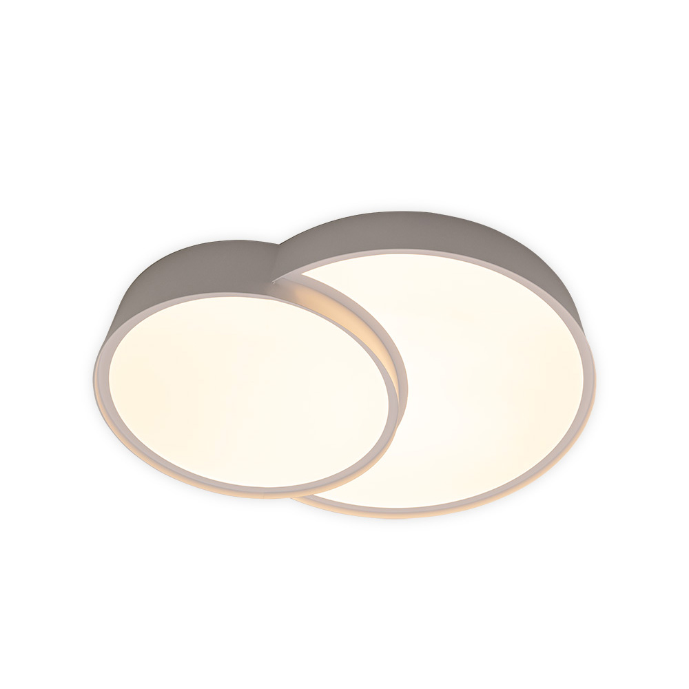 [8096] Світлодіодна накладна люстра Ardero AL6430ARD TOUCH R 60Вт білий