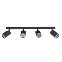 Накладний поворотний світильник Ledcoin ML314-4 під лампу чорний
