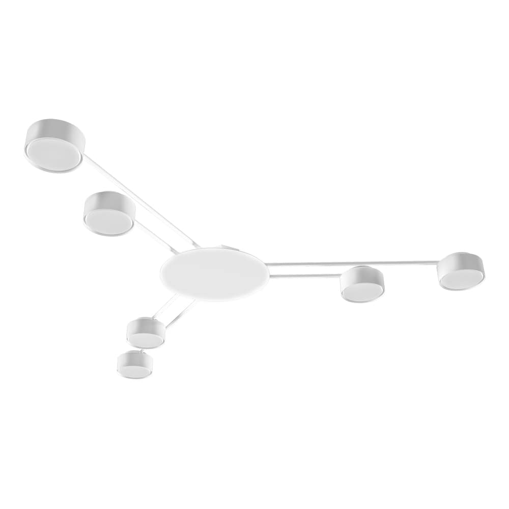 [8311] Накладний світильник Ledcoin ML472-6 під лампу білий