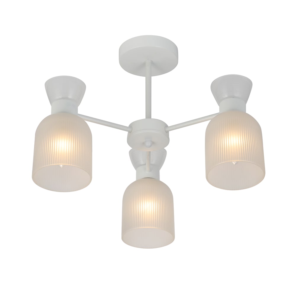 [8421] Накладний світильник Ardero BL1630 SHARLOTT під лампу білий