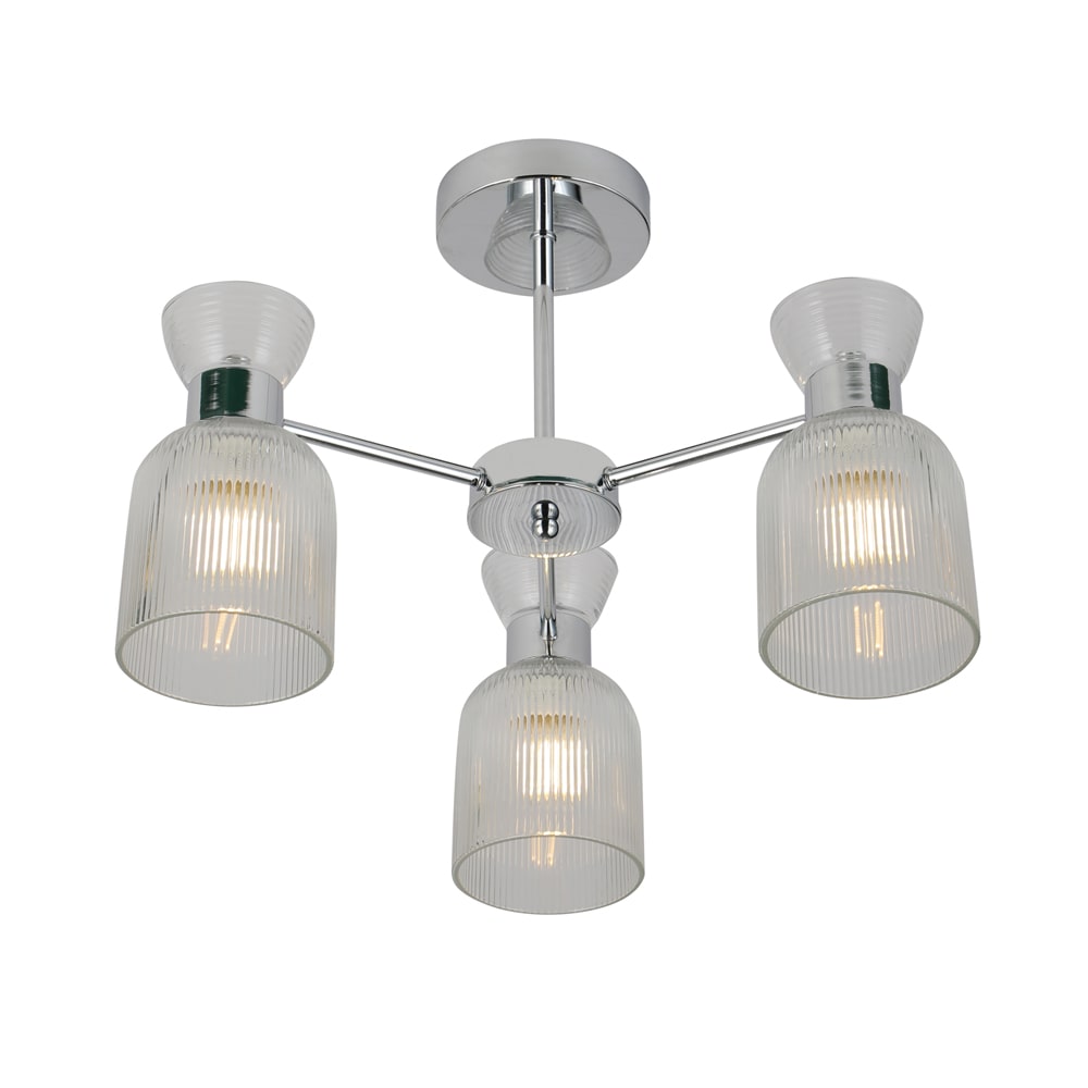 [8418] Накладний світильник Ardero BL1630-3 SHARLOTT під лампу хром