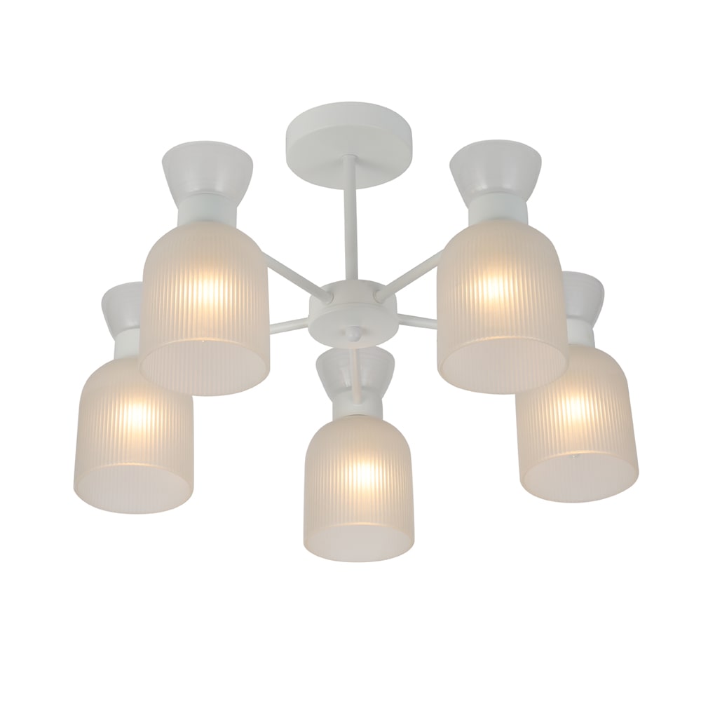 [8422] Накладний світильник Ardero BL1650 SHARLOTT під лампу білий