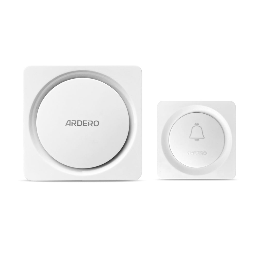 [8584] Бездротовий дзвінок Ardero E-401 білий