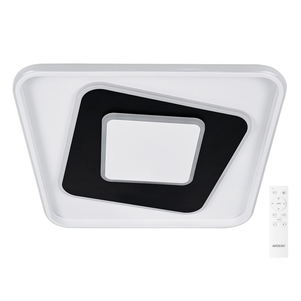 [8936] Світлодіодний накладний світильник Ardero AL6102ARD CLAUDE S 72Вт чорний білий