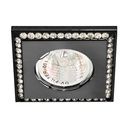 Вбудований світильник Feron DL102-BK під лампу прозорий чорний