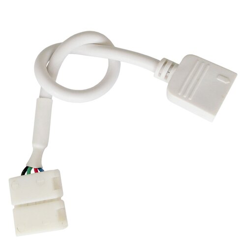 [3_2272] Конектор для свiтлодiодних стрiчок OEM SC- 10mm RGB joint joint-F wire (затискач-дрiт-затискач "папа