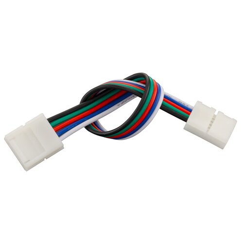 [3_2294] Конектор для світлодіодних стрічок OEM SC-22-SW-15-5 10mm RGBW 2joints wire (дріт-2 затискач)
