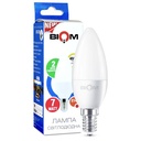 Свiтлодiодна лампа Biom BT-570 C37 7W E14 4500К матова