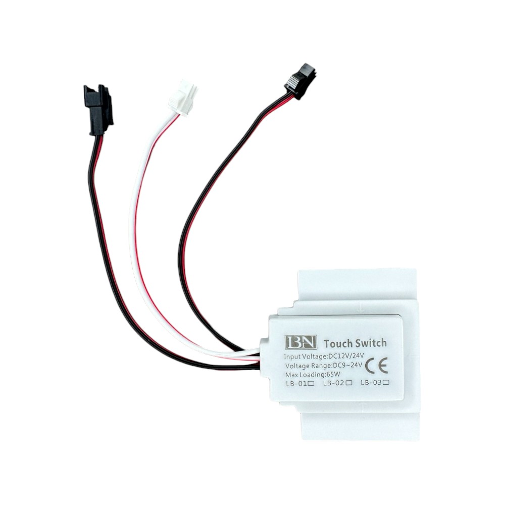 Сенсорний вимикач для дзеркал LB-03A , 1 клавиша, 1*65W, dimmer, DC12-24V