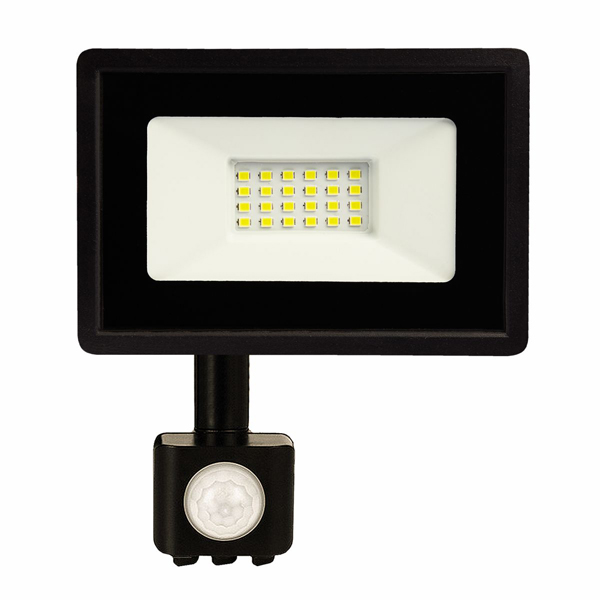 [3_3072] Світодіодний прожектор BIOM 20W S6-SMD-20-Slim+Sensor 6200К 220V IP65 с