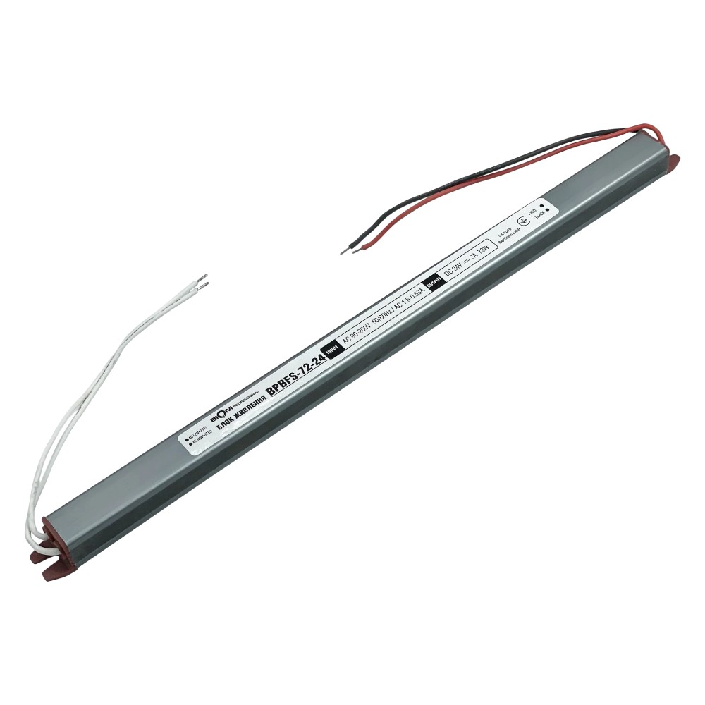[3_3237] Блок живлення BIOM Professional DC24 72W BPBFS-72-24 3А stick герметичний