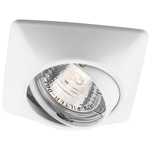 [5422] Вбудований поворотний світильник Feron DL6046 під лампу білий