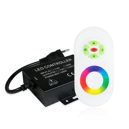 [3_2243] Контроллер RGB 220В OEM 1500W-RF-5 кнопок