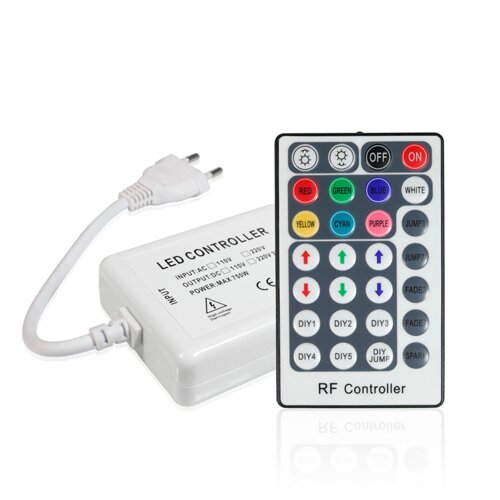 [3_2244] Контроллер RGB 220В OEM 800W-RF-28 кнопок