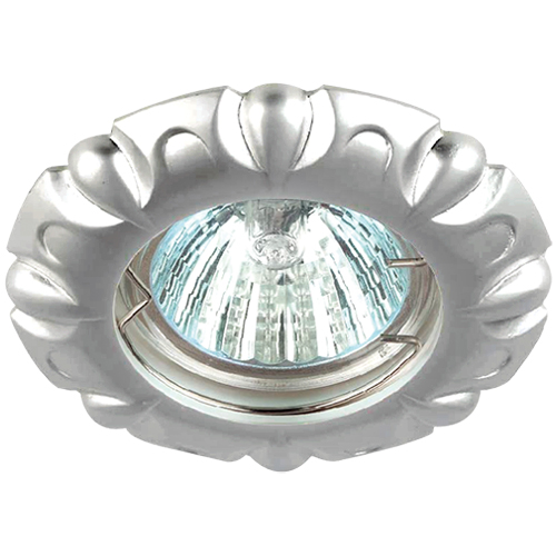 [5427] Вбудований поворотний світильник Feron DL6124 під лампу хром