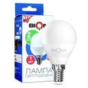 Свiтлодiодна лампа Biom BT-565 G45 7W E14 3000К матова