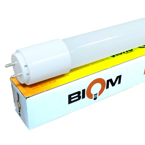 [3_2391] Свiтлодiодна лампа Biom T8-GL-1200-18W CW 6200К G13 скло матове