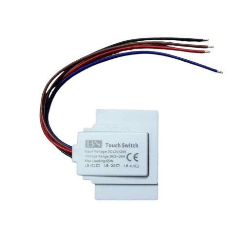 [3_3115] Сенсорний вимикач для дзеркал LB-02, 1 клавіша, 1*65W, dimmer, DC12-24V