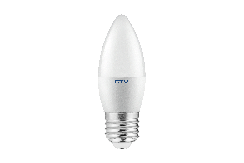 [6_18720] Лампа GTV LED C30, 3000K, E27, 6W (LD-SMGC30C-60)