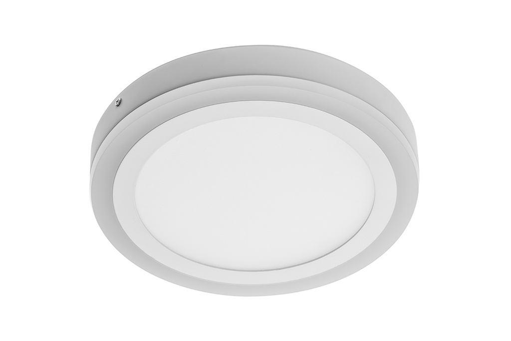 [6_18806] Світильник GTV LED TWINS (накладний), 16W (12W+4W), IP20, 3000K 3 режими