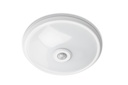 Світильник GTV ITALIA з датчиком руху, 16W, 4000K, IP20, 360*, білий (Ø 29cm) (OS-ITL16W-LED)