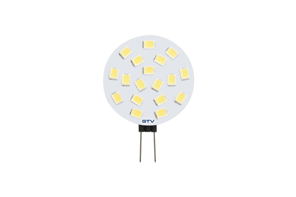 [6_20054] Лампа GTV LED G4, 3000K, 2W, 12VDC (LD-G4020W-30)