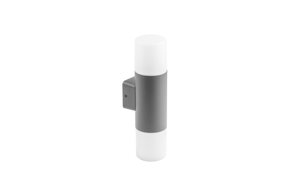 [6_20264] Світильник фасадний бра GTV CORTA-AUD, 2xE27, 2xMAX.25W, IP44, графіт (OS-CORDUA-30)