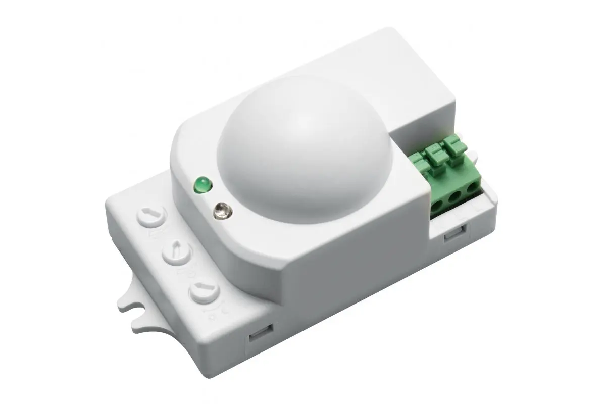 [6_20352] Датчик руху (мікрохвильовий) GTV SRC812, max.1200W, IP20, кут 360°, зона дії 1-8м