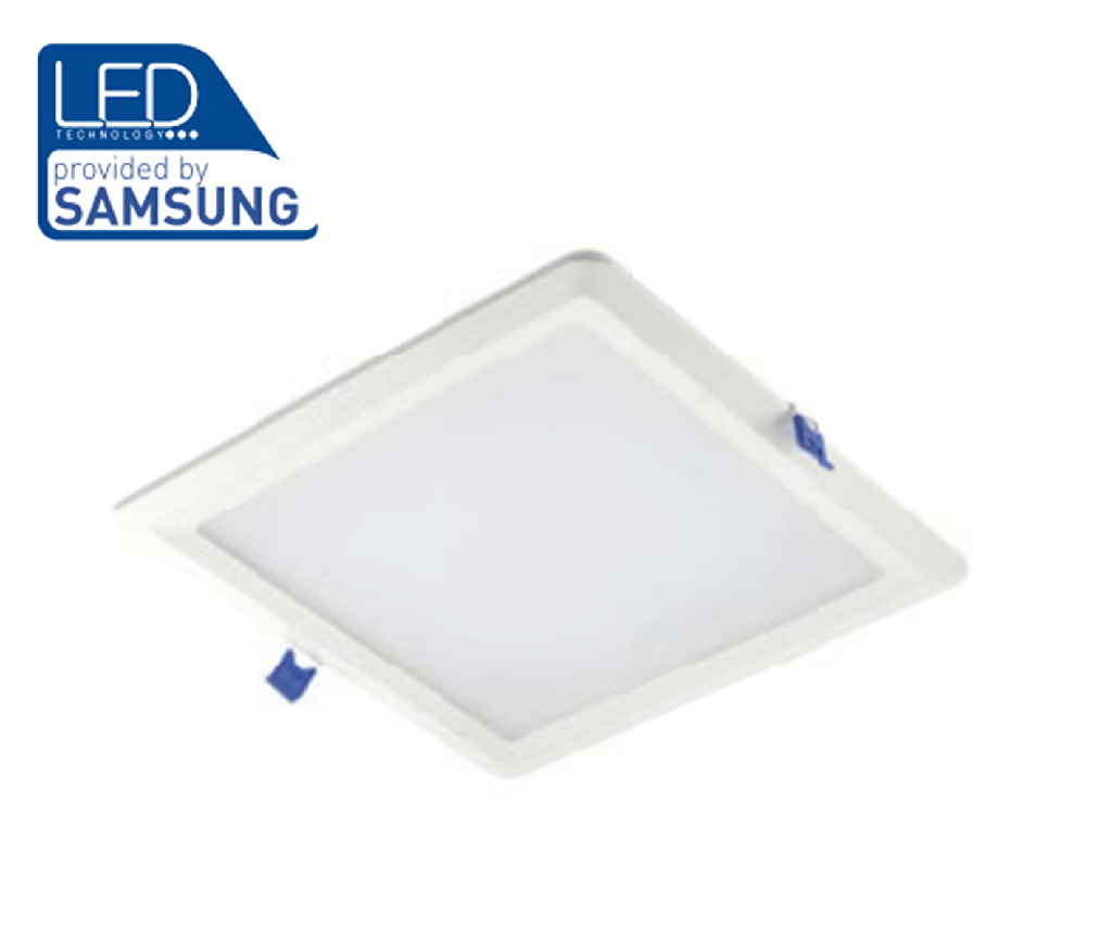 [6_20370] Світильник 15W LED GTV LOUIS гарантія 3 роки, IP54, 120°, 4000K, врізний, квадратний (LD-LSWK15W-NB)