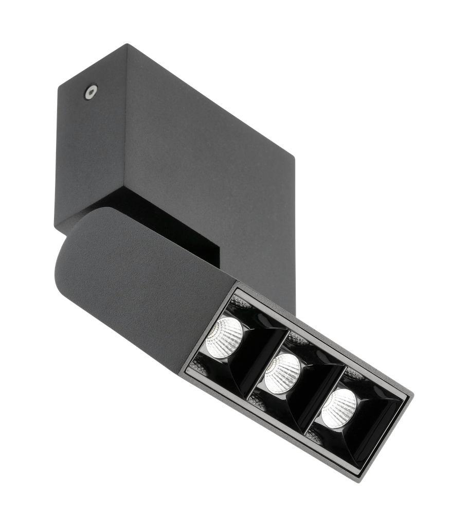 [6_20380] Світильник 8W LED GTV SIERRA 3 роки гарантії, IP20, 4000K, 48°, чорний (LD-SRA08WC-NB)