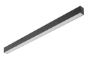 Світильник GTV LED LUNA-A, 40W, AL/PC, 4000K, 120 см, чорний (LD-LUN40WNB-00-A)