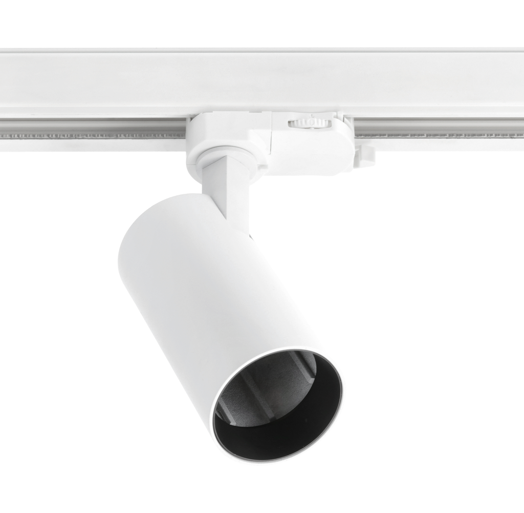 [6_20433] Світильник трековий GTV LIMA, GU10, max.20W, IP20, круглий, білий (XLD-LMAGU10OB-NB)