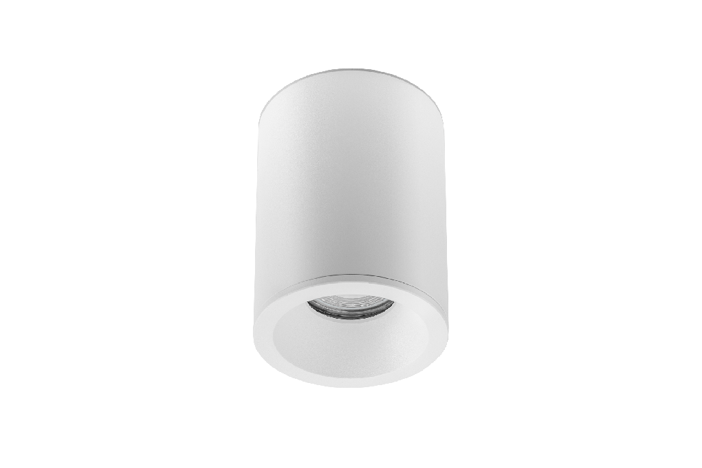[6_20438] Світильник GTV SENSA AQUA IP54, алюміній, 85x115, IP54, max.50W, круглий, білий (OS-SENAQ5087OKB-10)