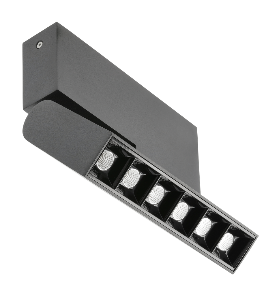 [6_20441] Світильник 18W LED GTV SIERRA 3 роки гарантії, IP20, 4000K, 48°, чорний (LD-SRA18WC-NB)