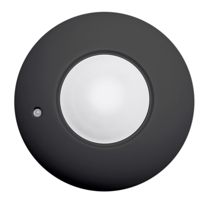 [6_20644] Датчик руху (накладний) GTV CR-CR3000-10, max.1200W, IP20, 360⁰, R 6м, CR-3, чорний