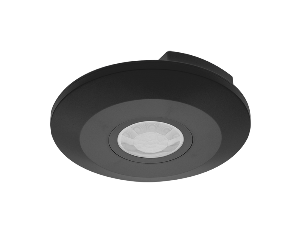 [6_20645] Датчик руху (накладний) GTV CR-CR3M00-10 MINI, max.2000W, IP20, 360⁰, R 6м, чорний