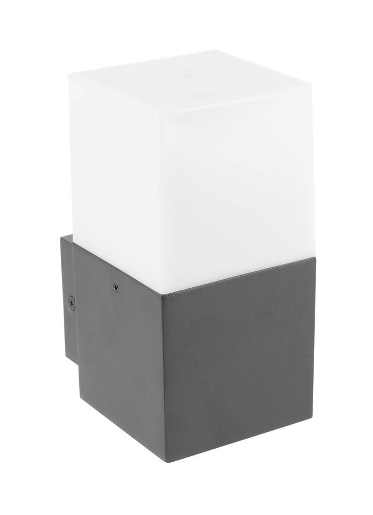 [6_20659] Світильник садовий бра GTV LARGO-AU, E27, MAX.15W, IP44, графіт (OS-LARG0UA-30)