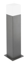 Світильник садовий GTV LARGO-P 50, E27, MAX.15W, IP44, стовпчик, графіт (OS-LARGP40-30)