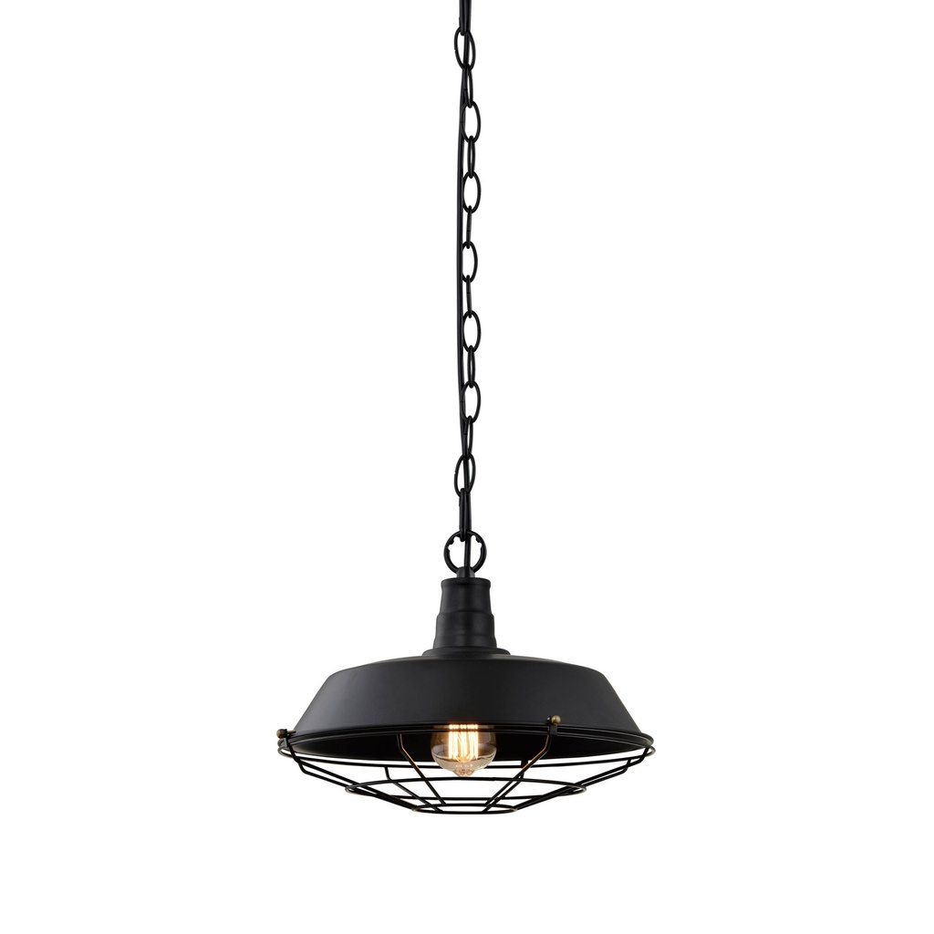 [6_20723] Підвісний світильник GTV decor LARS, E27, IP20, d36cm, чорний (OS-LARS2-10-DEC)