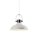 Підвісний світильник GTV decor MEES, E27, IP20, d30cm, білий (OS-MEES-00-DEC)