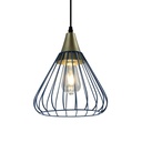 Підвісний світильник GTV decor TESS, E27, IP20, d24cm, синій (OS-TESS-25-DEC)