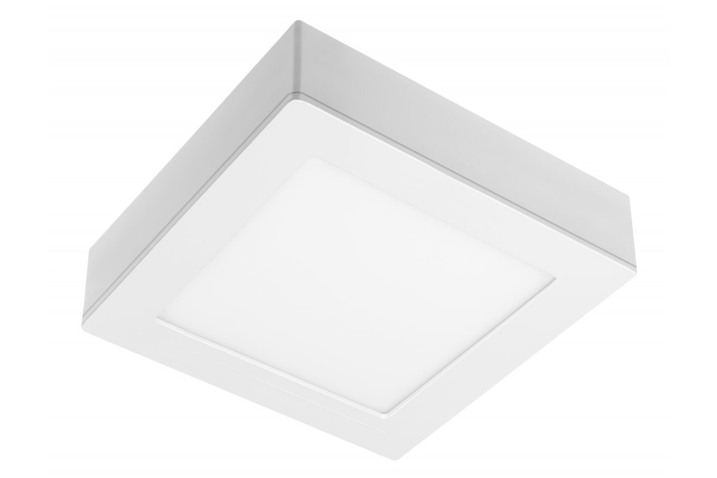 [6_20808] Світлодіодний світильник GTV SAMBA, 7W, 500Lm, AC175-250V, 50/60 Гц, PF> 0,5, RA> 80, IP40, 120 °,  4000K, квадрат, 2 в 1