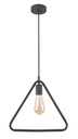 Підвісний світильник GTV decor GIJA, E27, max.40W, IP20, чорний (OS-GI-E27-10-DEC)